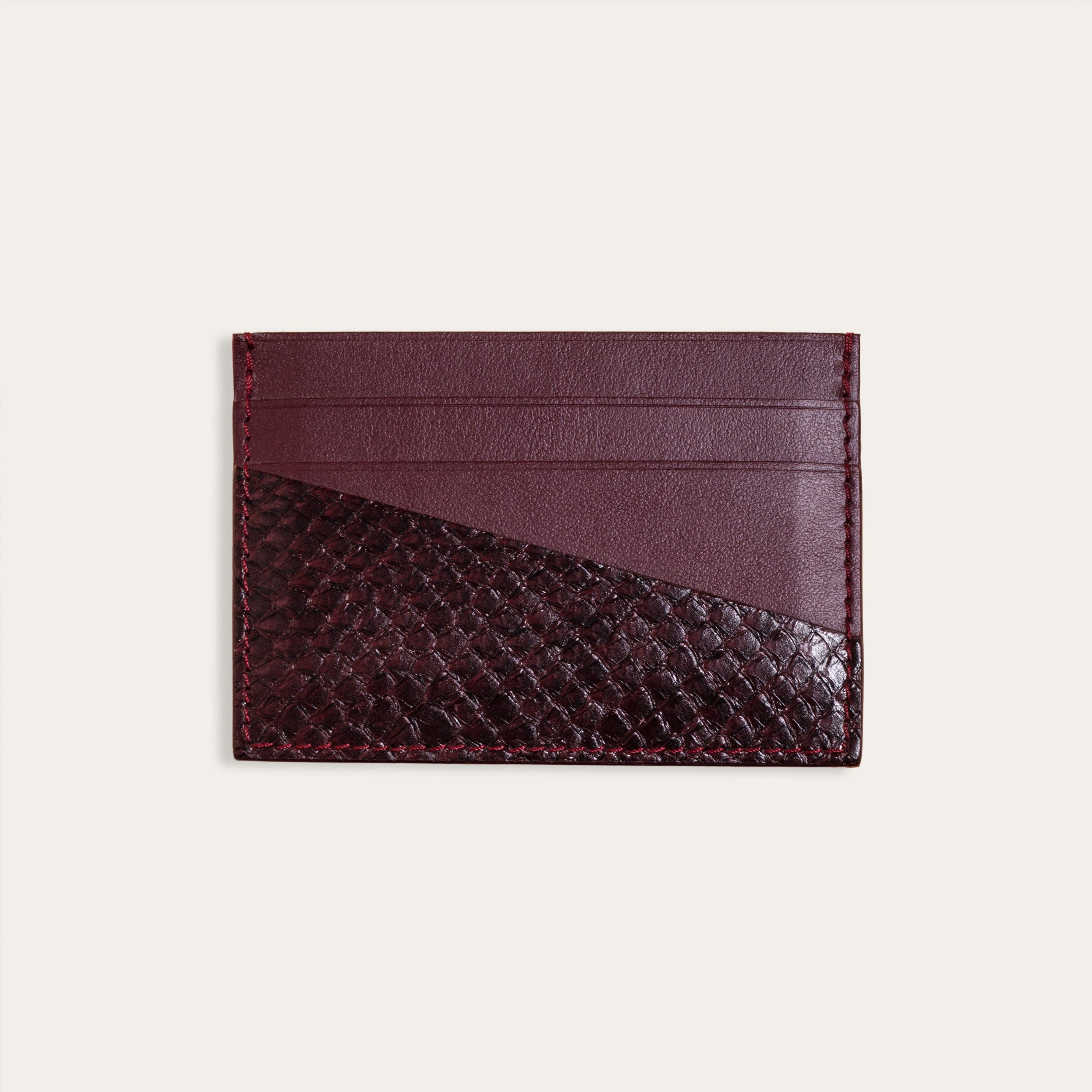 Porte-cartes Marin - Grenat