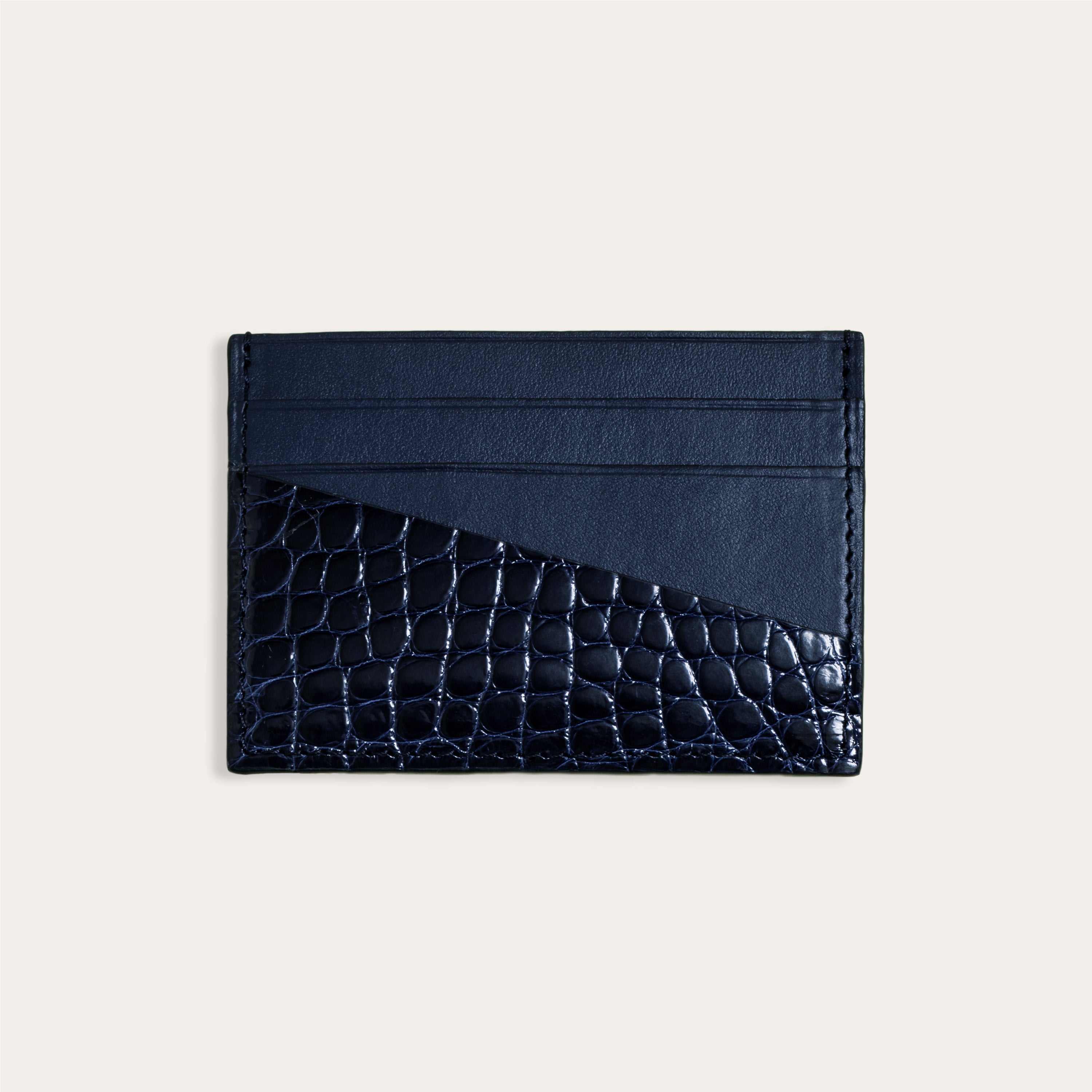 Porte-cartes Croco - Abysses
