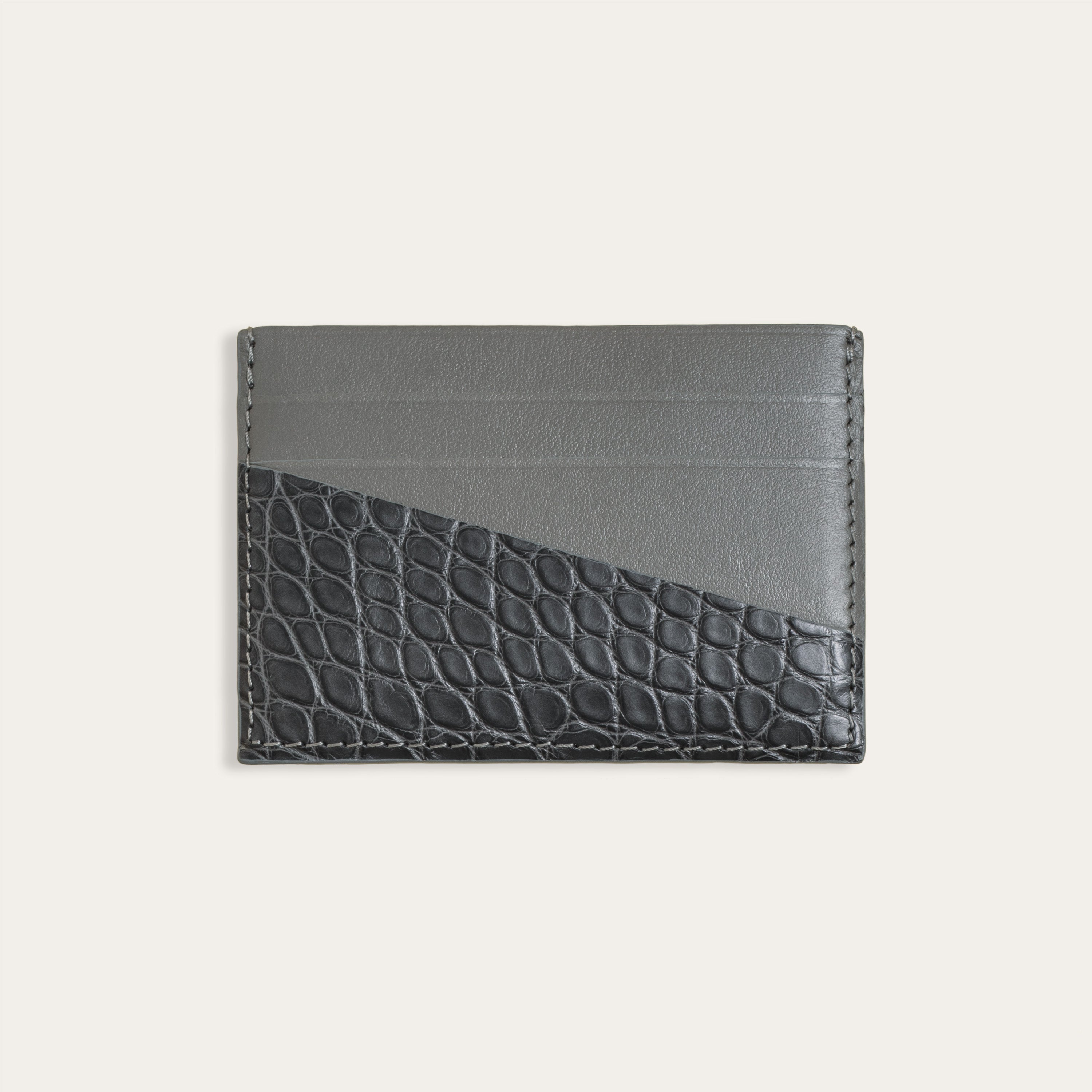 Porte-cartes Croco - Galet
