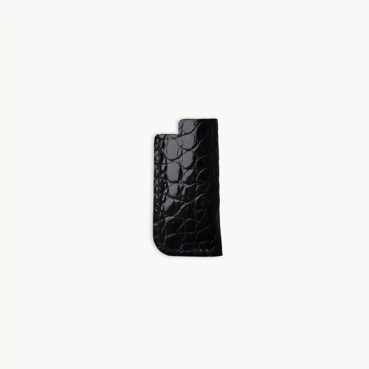 Étui à briquet - Croco Ébène